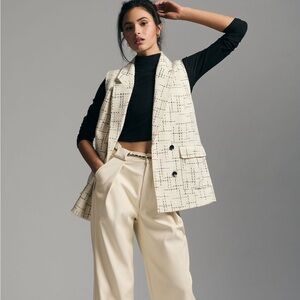 Maeve by  Anthropologie Tweed Vest
